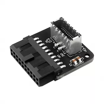 Adapter USB 3.0 GrauGear GG 18024 gniazdo panelowe 90° (kątowe) Typ A