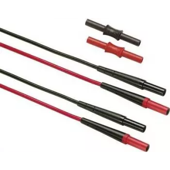 Fluke SureGrip - Przewód pomiarowy - Czarny - Czerwony - CAT III,CAT IV - Silikon - 1,5 m - 1000 V (2003602)