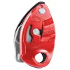 Przyrząd asekuracyjny tubkowy Petzl GRIGRI – aluminium i stal, 175 g, pojedyncze opakowanie, czerwony/pomarańczowy