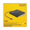 Obudowa ODD DeLOCK 42604 13.3 cm (5.25 cala) SATA III Czarna