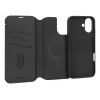 Etui skórzane do iPhone 16, czarne