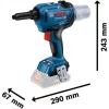 Bosch 0 601 9K5 001 nitownica akumulatorowa Czarny, Zielony 3.2,4,4.8,5.0,5.6 mm 16000 kN