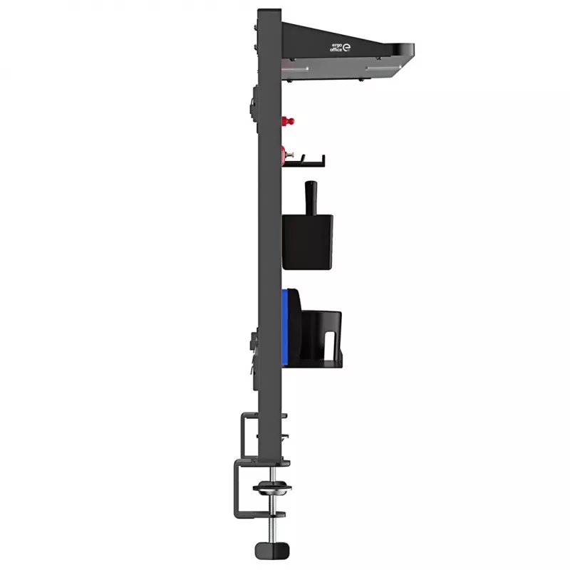 Przegroda biurkowa ergo office ER-300 B, szerokość 1250 mm, maks. obciążenie 10 kg