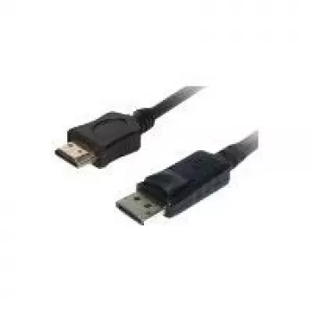 Kabel wideo adaptera Helos 118881 10 m DisplayPort HDMI Czarny