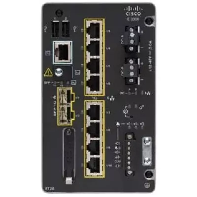 Przełącznik zarządzalny Cisco Catalyst IE-3300-8T2S-E L2 Gigabit Ethernet 8 portów