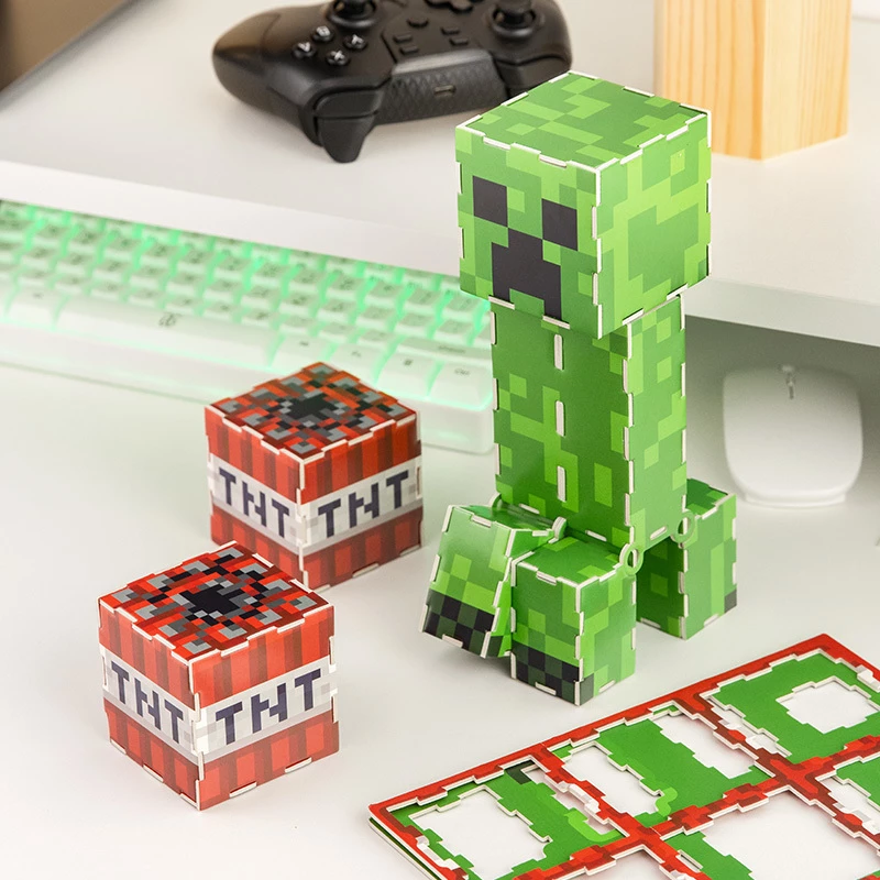 Zestaw konstrukcyjny Paladone Minecraft Creeper – zestaw do zbudowania figurki Creepera