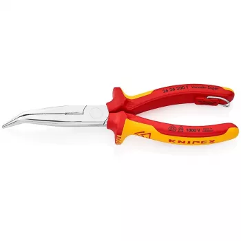 Knipex szczypce półokrągłe dł. 200 mm kształt 2 40° gwintowane VDE uchwyty wielokomponentowe
