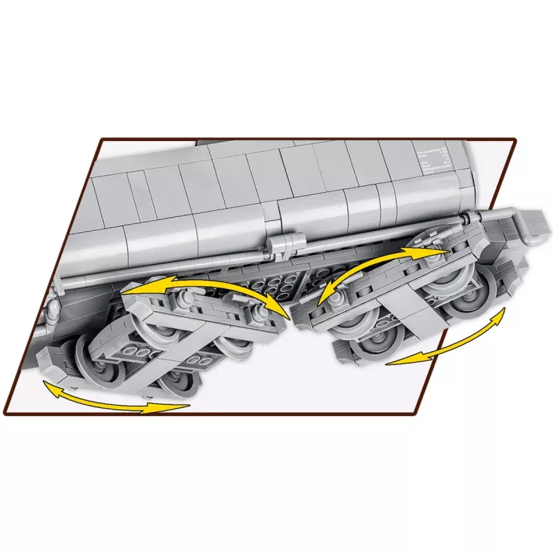 Klocki konstrukcyjne COBI Kriegslokomotive Baureihe 52 2476 elementów