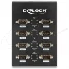 DeLock USB2.0 do 8 x Adapter szeregowy - Adapter szeregowy - USB2.0 - RS-232 - 8 portów (61860)