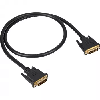 Kabel DVI Sharkoon DVI-D/DVI-D (24+1) 1 m
