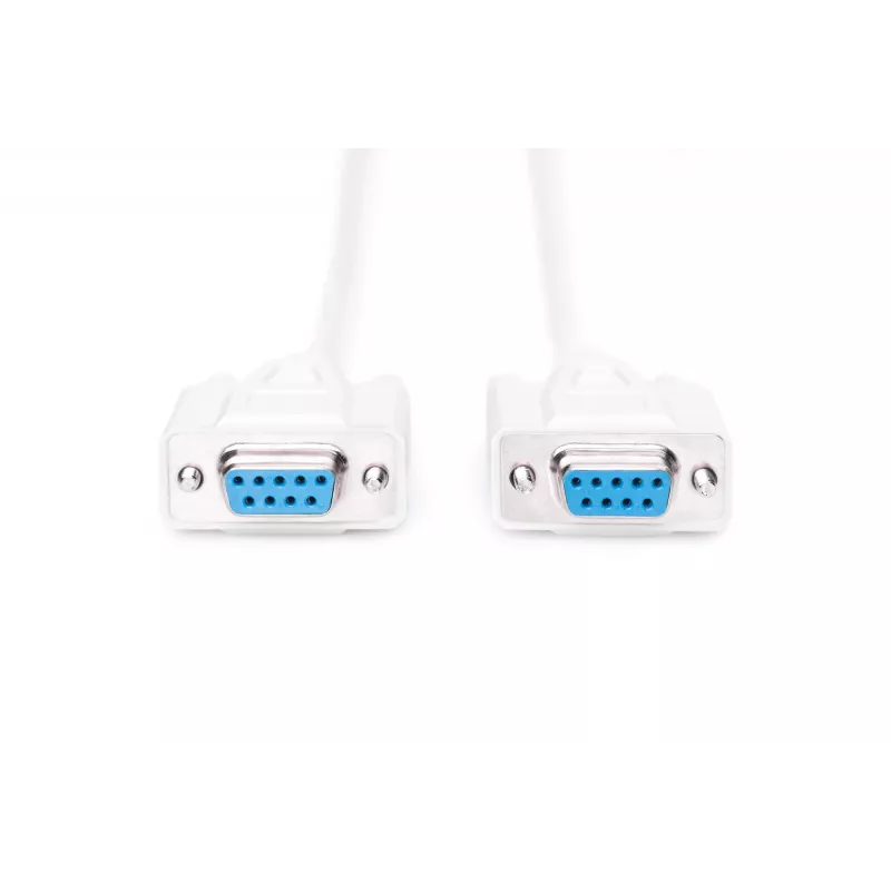 Kabel połączeniowy szeregowy Digitus [1x gniazdo D-SUB 9-stykowe - 1x gniazdo D-SUB 9-stykowe] 2,00 m Beżowy (AK-610106-020-E)