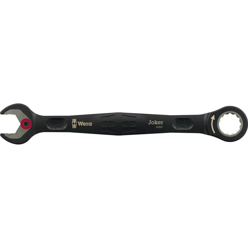 Wera 6000 Joker Black Edition zestaw kluczy płasko-oczkowych z grzechotką, 11 szt.