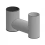 Stacjonarne ramię do monitora ergonomic solutions SP1, 100 mm – mocowanie zgodne z VESA