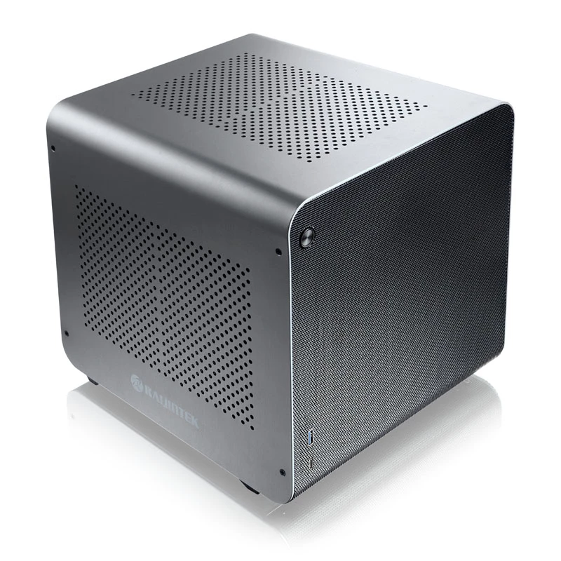 RAIJINTEK METIS EVO ALS Mini Tower Srebrny