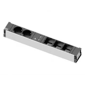 Przedłużacz Bachmann 912.0168 wewnętrzny 2 gniazda AC czarno-szary