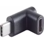 Adapter ShiverPeaks 13-40002 USB 3.1 Type C męski na żeński, kąt 90°