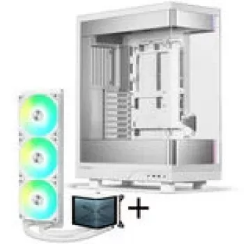PHANTEKS Evolv X2 + TRYX PANORAMA ARGB Kompleksowe chłodzenie cieczą - Biały, 360 mm
