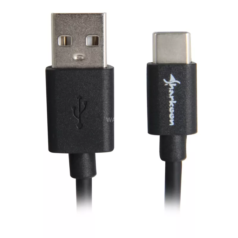Kabel USB 2.0 A na USB-C Sharkoon 0,5 m, czarny