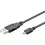 Kabel USB 2.0, wtyk USB-A > wtyk Micro-USB (czarny, 5 metrów)