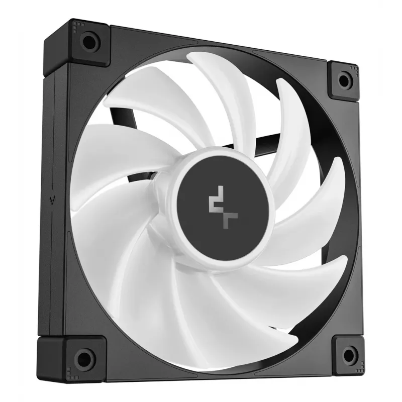 Wentylator DeepCool FD12 ARGB-3 w 1 12 cm Czarny Biały 3 szt. Maksymalne ciśnienie powietrza 2.56 mmH2O