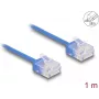 Kabel sieciowy DeLOCK RJ45 Cat.6 UTP 1m niebieski