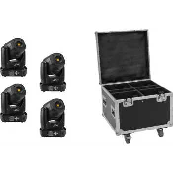 Zestaw LED EUROLITE TMH-S90 4x z walizką transportową — EUROLITE TMH-S90 4 sztuki