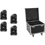 Zestaw LED EUROLITE TMH-S90 4x z walizką transportową — EUROLITE TMH-S90 4 sztuki