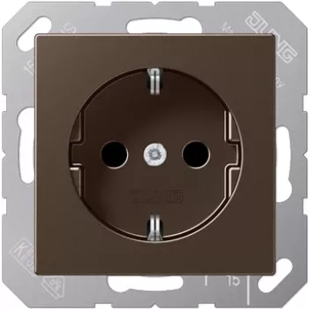 JUNG JG SCHUKO gniazdo wtyczkowe 16A 250V A A1520MOmokka