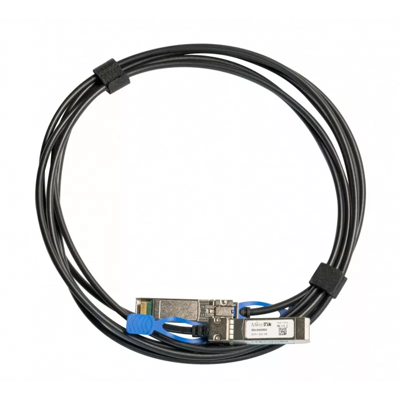 Kabel sieciowy MikroTik XS+DA0001 SFP/SFP+/SFP28 InfiniBand 1 m czarny