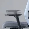 Up Up Athene ergonomiczne krzesło biurowe Czarna, Szara + Niebieska tkanina