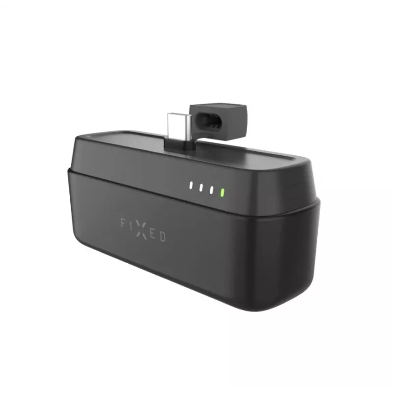 Przenośny powerbank FIXED FIXZEN-5PL-BK, 5000 mAh, USB-C 20W (5V/3A, 9V/2.22A, 12V/1.67A)