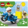 Zestaw do zabawy z motocyklem policyjnym LEGO Duplo Police 10967 z ruchomymi kołami i figurką policjanta