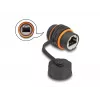 Kabel sieciowy DeLOCK 88145 RJ45 na RJ45 Kat.6A Czarny