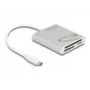 Czytnik kart DeLOCK 91005 USB 3.2 Gen 1 Type-C szary CF MMC MicroSD