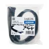 Osłona na kable LogiLink KAB0048 Czarna