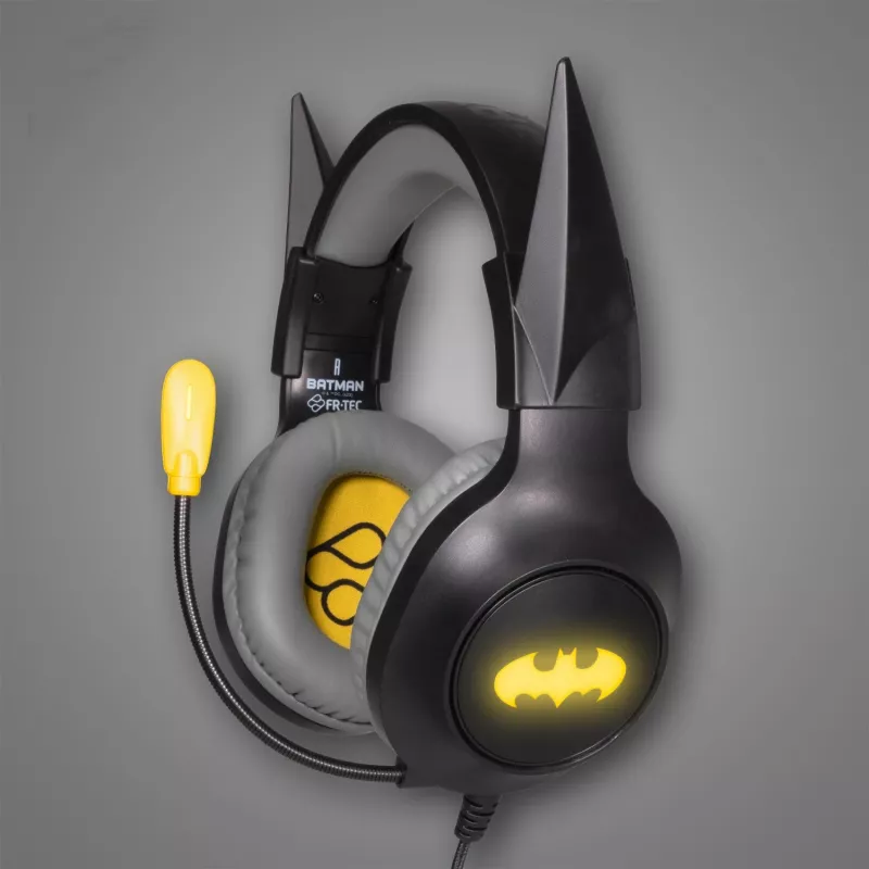 Słuchawki FR-TEC Gaming Headset Batman z Odłączanymi Uszami