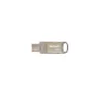 Pamięć USB PATRIOT PS128GT560DS5D 128 GB USB 3.2 (USB-A / USB-C) obrotowa ze stopu cynku, srebrna