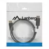 Lanberg DisplayPort Cable 19 Pin V1.2 4K, 1M | CA-DPDP-10CC-0010-BK | DisplayPort to DisplayPort
