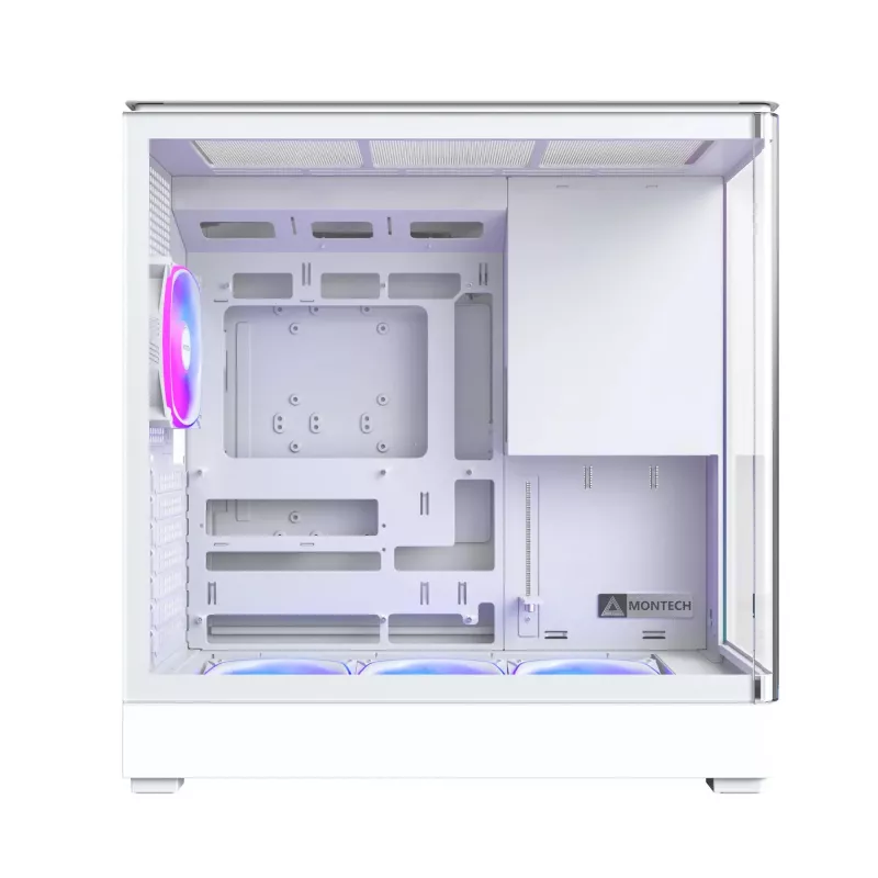 Obudowa komputerowa Montech KING 45 PRO (W) — biała wieża midi Micro ATX / Mini-ITX