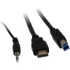 Przełącznik KVM Inter-Tech IPC AS-22HUS 2 porty USB