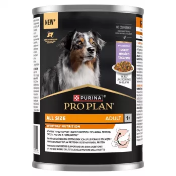 PURINA Pro Plan Everyday nutrition All size Adult Turkey w galaretce - mokra karma dla psów - 400g