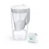 Dzbanek filtrujący wodę BRITA Glass+1 Maxtra Pro szary, 2,4 L całkowita / 1,5 L filtrowana, filtr Maxtra Pro PP