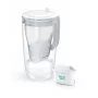 Dzbanek filtrujący wodę BRITA Glass+1 Maxtra Pro szary, 2,4 L całkowita / 1,5 L filtrowana, filtr Maxtra Pro PP