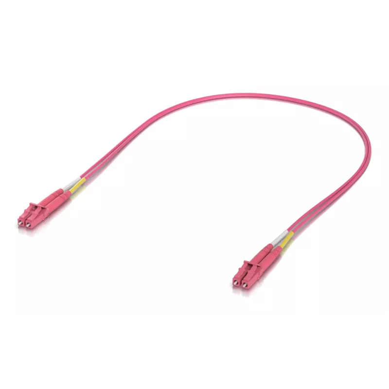 Ubiquiti UACC-OFC-M2-LULU-0.5M-50 - optyczny kabel krosowy LCupc/LCupc, Duplex, Multi-mode 50/125, 0,5m (50szt.) 0,5m, opakowanie 50 sztuk