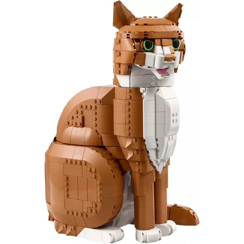 LEGO IDEAS 21376 pomarańczowy Cat