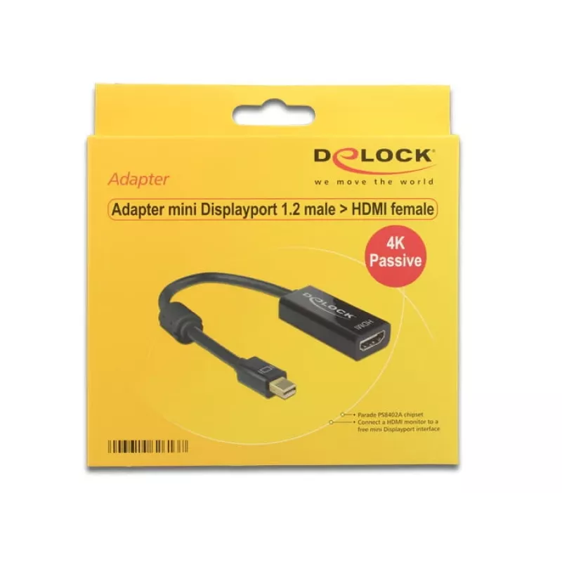 Adapter kabla wideo DeLOCK 62613 Mini DisplayPort na HDMI