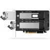 Mobilny stelaż na dyski RAIDSONIC ToughArmor MB842MP-B — 2 wyjmowane wnęki na M.2 NVMe, PCIe 4.0 x16