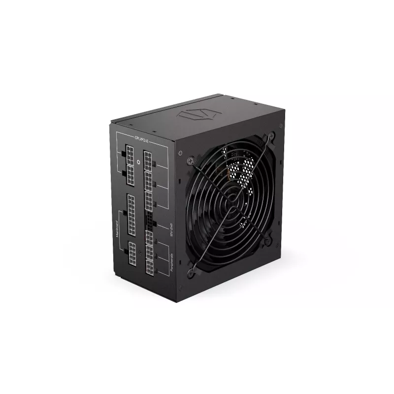 Zasilacz ENDORFY Supremo FM6 850 W, 24-pin ATX, w pełni modułowy, 80 PLUS Gold, wentylator 120 mm, czarny