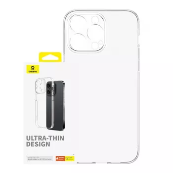 Etui na iPhone 15 Pro Max Baseus OS-Lucent Series (Przezroczyste)