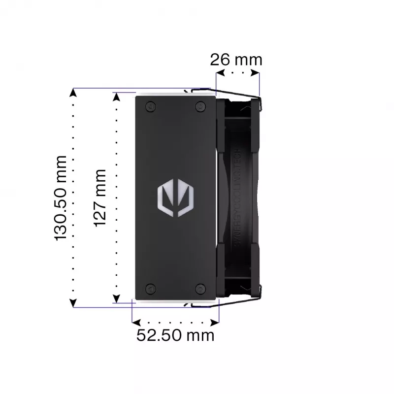 Endorfa Fera 5 Czarny ARGB CPU cooler